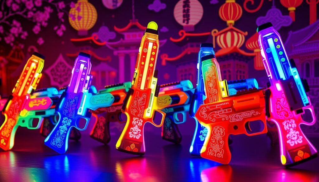 Chinese toys light up guns