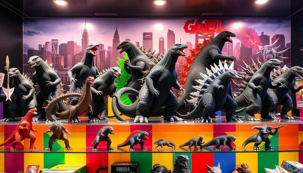 Godzilla toy collecting