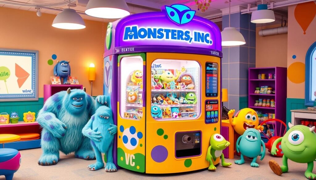 Monsters Inc toy vending machine