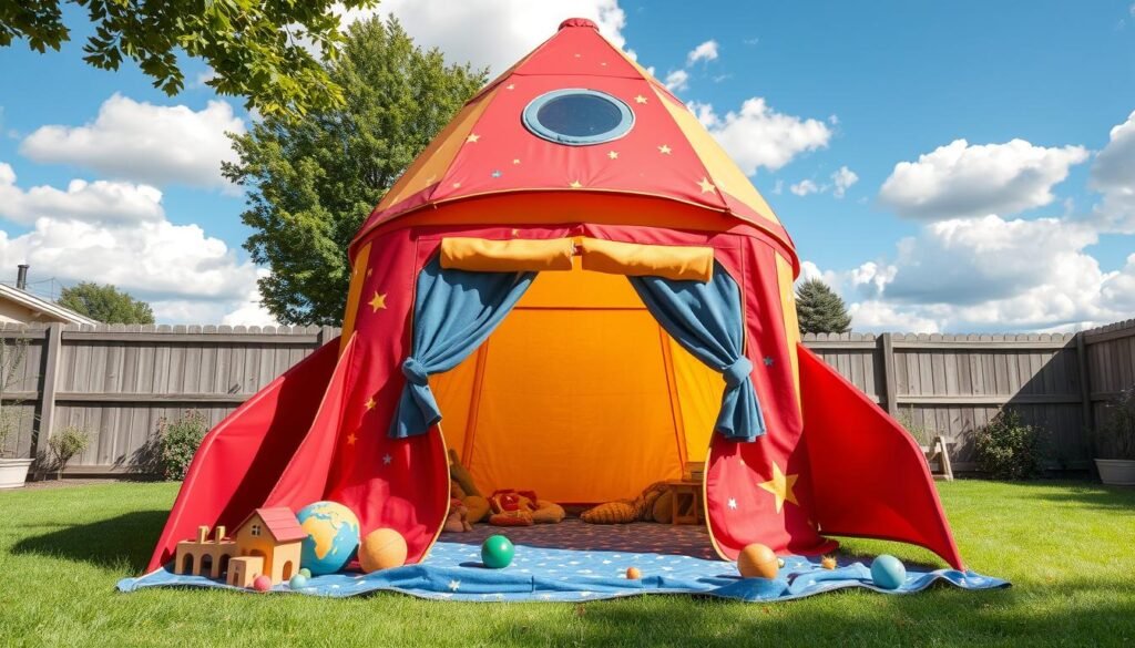 Rocket Ship Play Tent