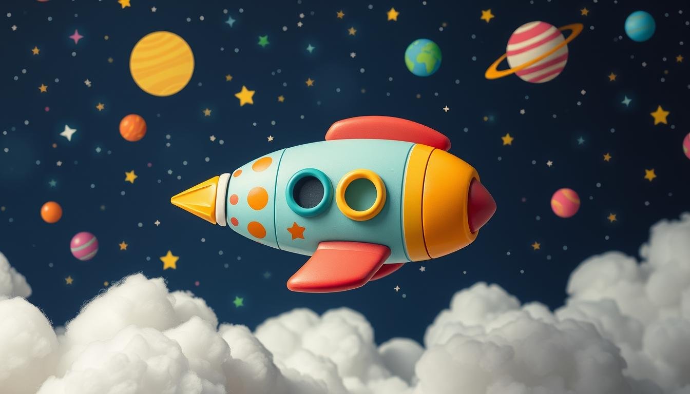 rocket ship toy