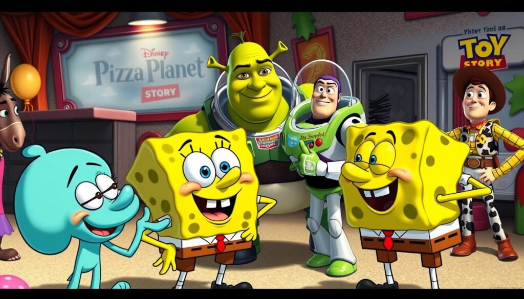 spongebob squidward shrek 5 toy story 5