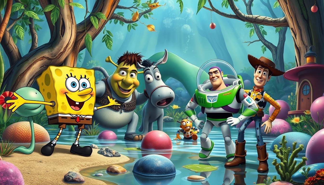 spongebob squidward shrek 5 toy story 5