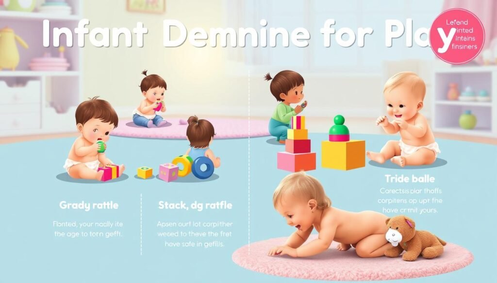 Infant developmental milestones for play