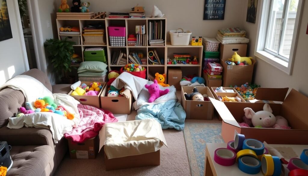 Packing toys