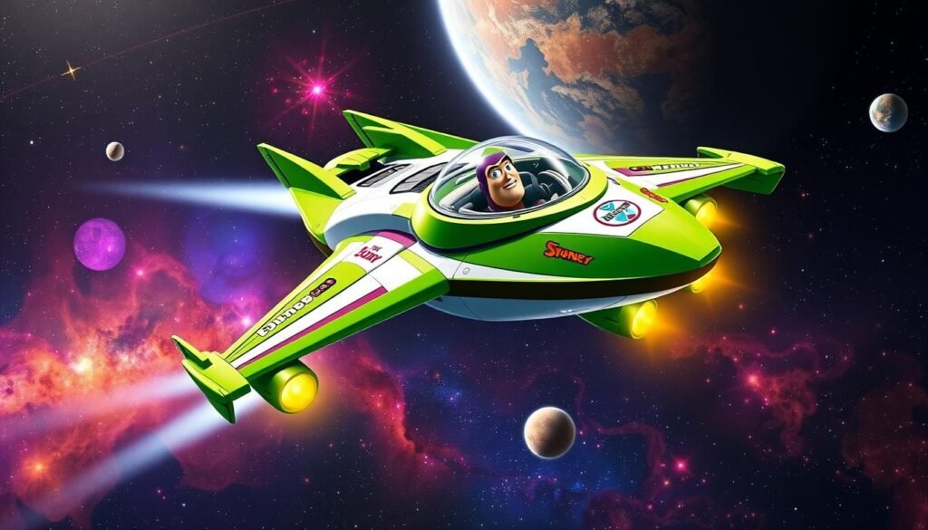 buzz lightyear spaceship