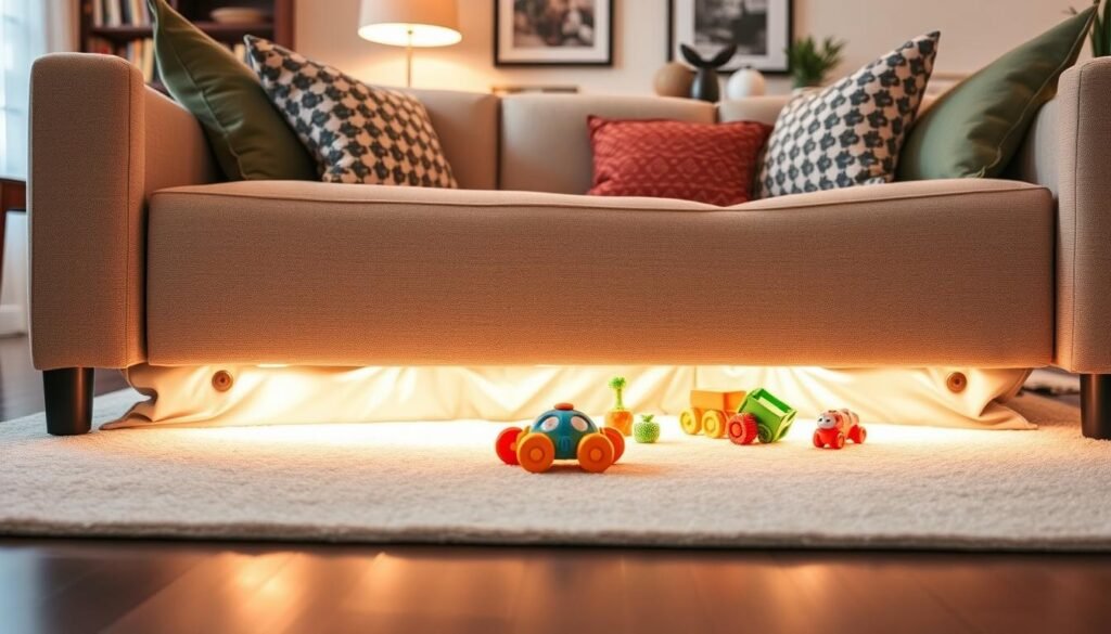 couch leg gap covers