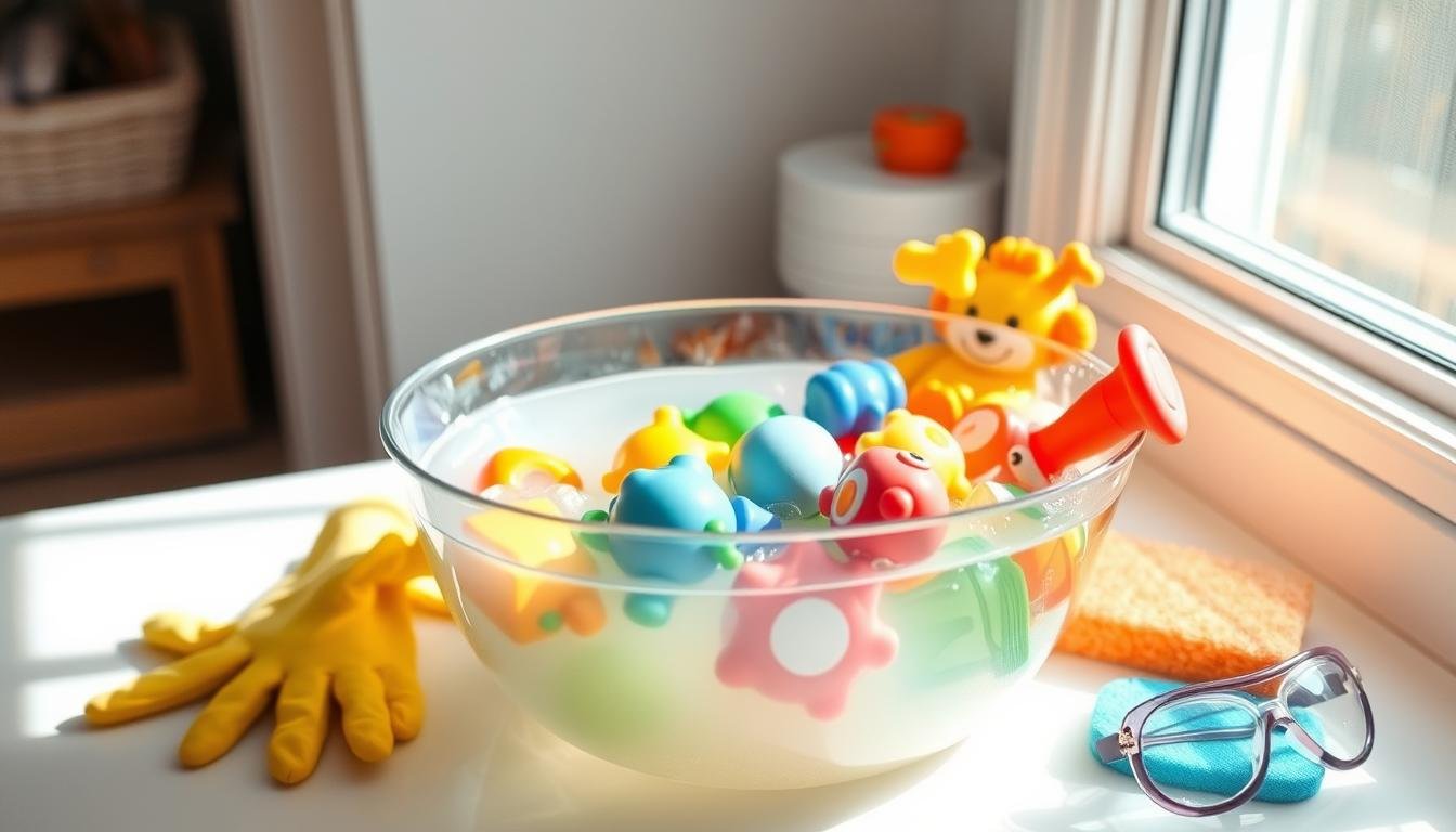 how to sanitize toys with bleach