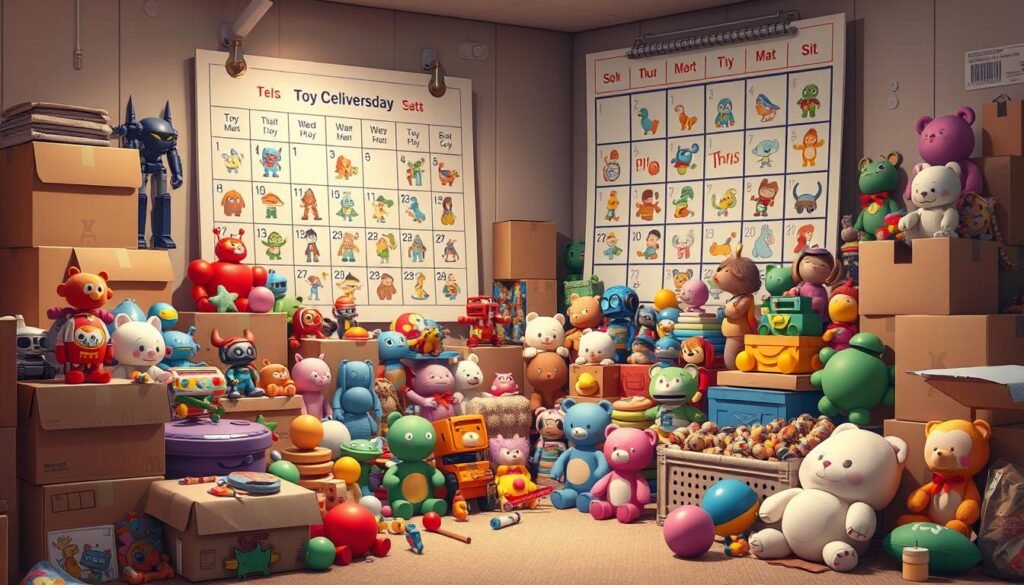 toy purchases delivery estimates
