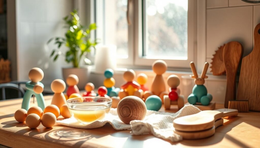 Cleaning Wooden Toys