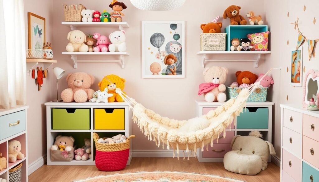 Plush toy storage solutions