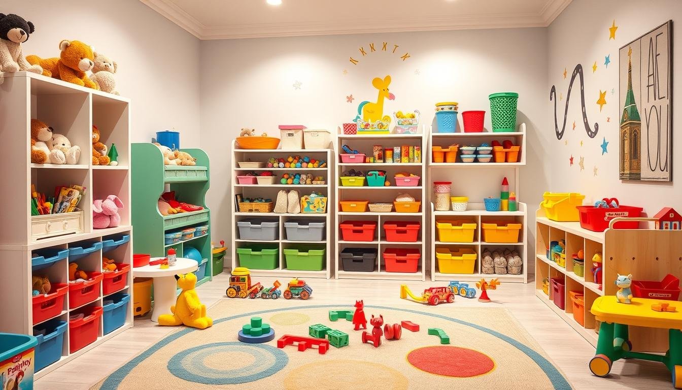 how to organize kids toys