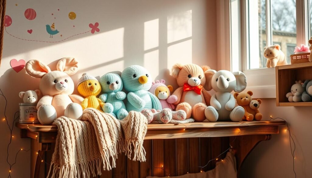 soft toy display